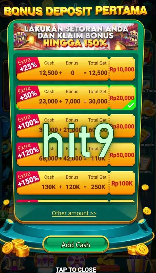 hit9 Tangkapan Layar - APK Resmi